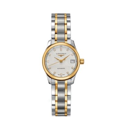 Longines ladies' two-colour diamond-set bracelet watch - Product number 6080707