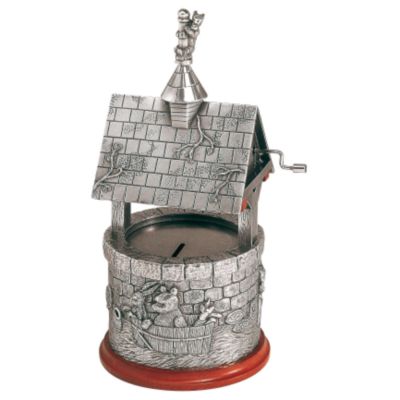 Royal Selangor pewter musical wishing well coin box