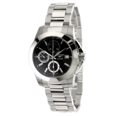 Unbranded Longines mens stainless steel chrono watch