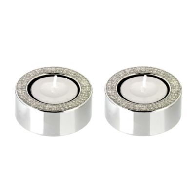 A sparkling pair of T-Light holders