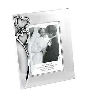 Special Memories Double Love Heart Photo Frame 5`x7`