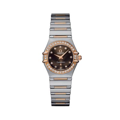 Omega Constellation ladies two-colour bracelet