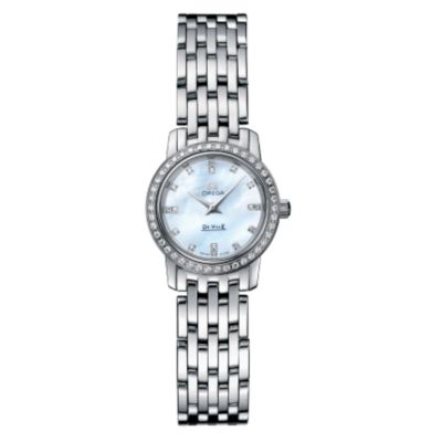 Omega ladies' mother of pearl dial bracelet watch