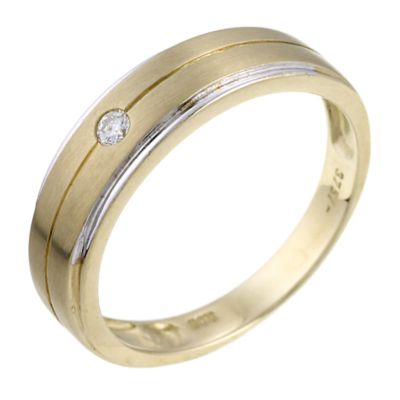 9ct Yellow Gold Diamond Channel Ring - Product number 6099025