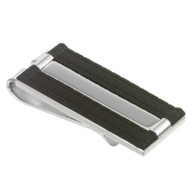 Square Mile Black Squared money clip