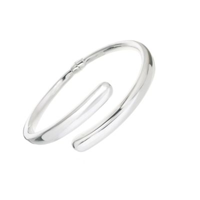 Sterling silver crossover bangle - Product number 6108024