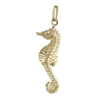 9ct Yellow Gold Sea Horse Charm - Product number 6127738