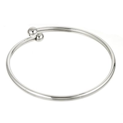 Sterling Silver Torque Bangle - Product number 6131700