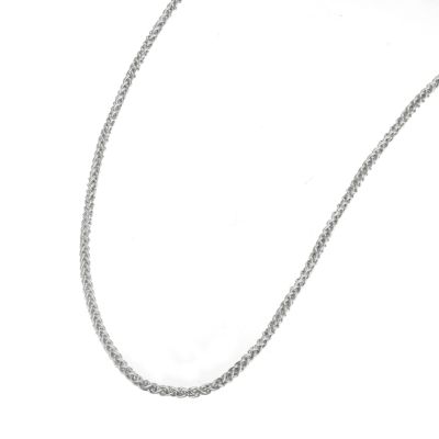 H Samuel Sterling Silver 20` Spiga Necklace
