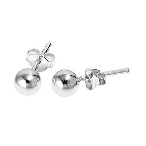sterling Silver 5mm Ball Stud Earrings