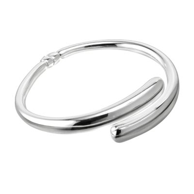 sterling Silver Organic Bangle