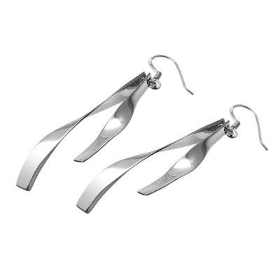 sterling Silver Double Drop Earrings