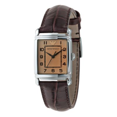 Unbranded Ladies brown leather strap watch