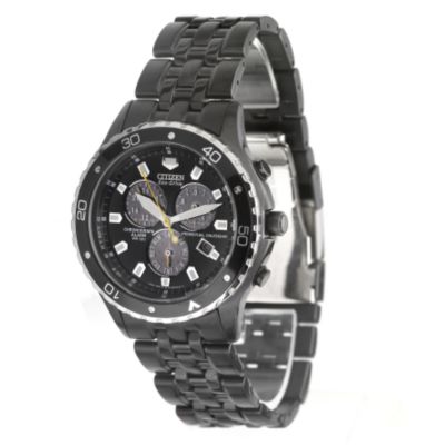 Citizen Men` Black Sports Chrono Watch