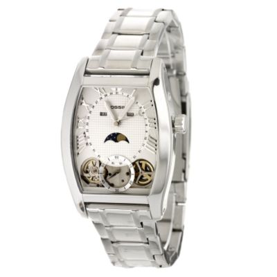 Fossil Men's Skeleton White Metal Bracelet Watch - Product number 6136788