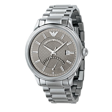 emporio Armani stainless steel bracelet watch