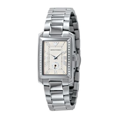 Emporio Armani ladies' diamond-set bracelet watch - Product number 6137059