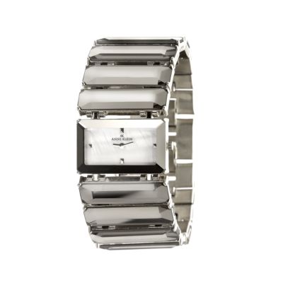Anne Klein Silver Dial Mirror Bracelet Watch
