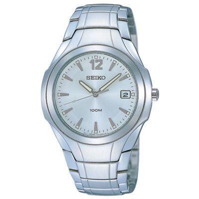 Seiko Men's Stainless Steel Bracelet Grey Dial - Product number 6138284