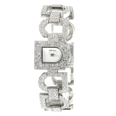 Ladies`Stone Set D Shaped Watch