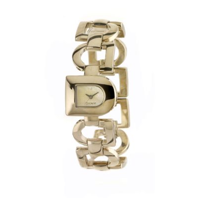 DKNY Ladies' Gold-Plated Bracelet Watch