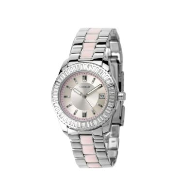Morgan Ladies' Pink And Silver Bracelet Watch - Product number 6139469