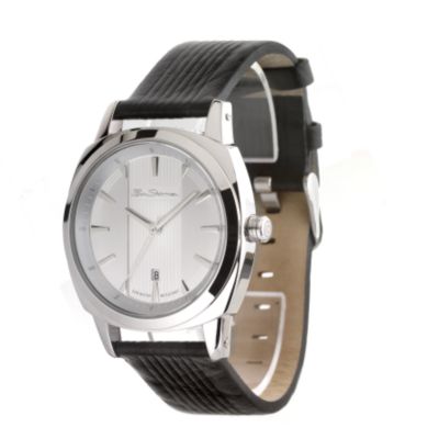 Ben Sherman Men's Black Leather Strap Watch