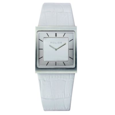Police Ladies' Skyline Square Face Leather Strap Watch