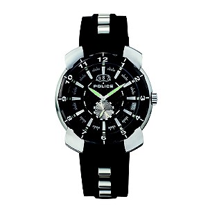 Police Citation Mens Watch With Black and