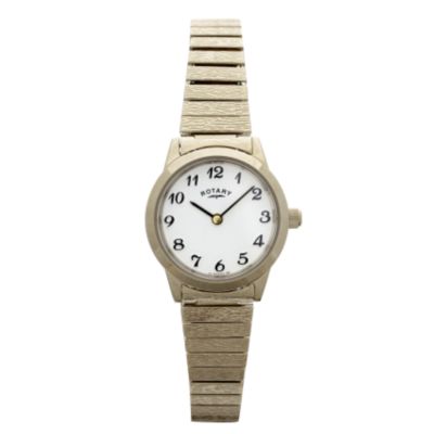 Rotary Ladies`Gold-Plated Expandable Bracelet Watch