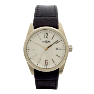 Rotary Men's With Brown Leather Strap Watch - Product number 6141153