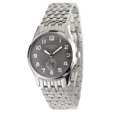 Rotary Men's Stainless Steel Bracelet Watch White Dial - Product number 6141226