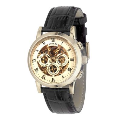Rotary Men's Skeleton Dial Watch - Product number 6141293