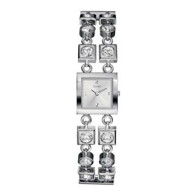 Guess High Voltage Ladies' Silver Dial Bracelet Watch