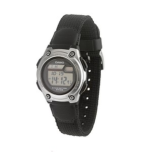 Casio Men` Digital Watch With Black Strap