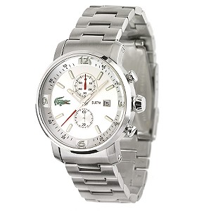 Lacoste Men` Stainless Steel Chrono Watch
