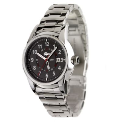 Lacoste Men's Black Dial Stainless Steel Bracelet  Watch - Product number 6143784
