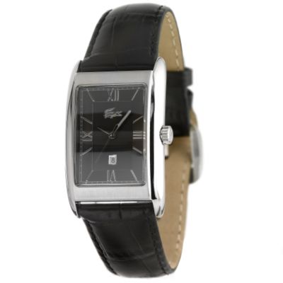 Lacoste Men's Black Leather Strap Watch - Product number 6143997