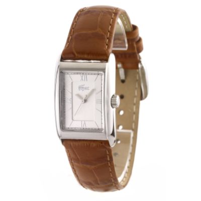 Lacoste Ladies' Brown Leather Strap Watch With Logo - Product number 6144039