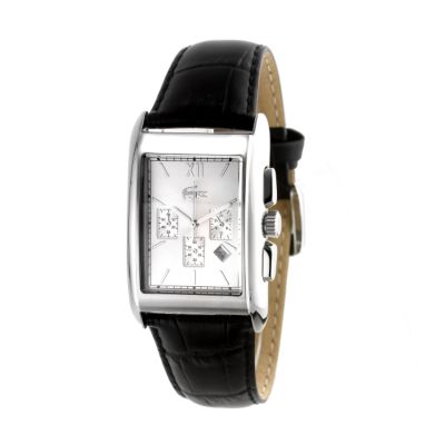 Lacoste Men's Black Leather Strap Watch - Product number 6144055