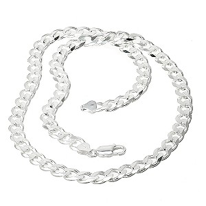 sterling Silver 22 Medium Curb Chain
