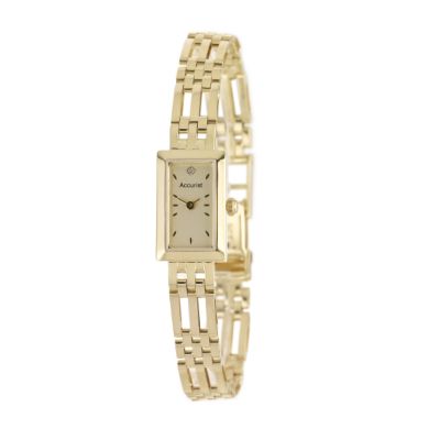 Accurist Ladies' 9ct Gold Bracelet Watch