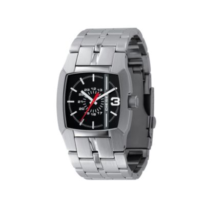 Diesel Men's Stainless Steel Bracelet Black Dial Watch