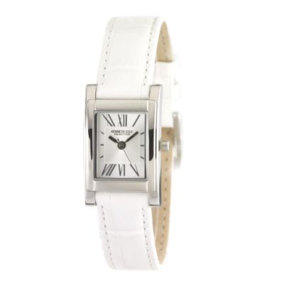 Kenneth Cole Ladies' White Leather Strap Watch - Product number 6147569