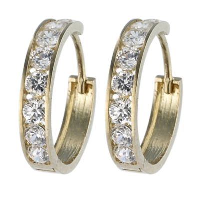 Nomination Lucentissima Cubic Zirconia Hearts Hoop Earrings main image 1