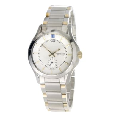 Kenneth Cole Men` White Dial Bracelet Watch