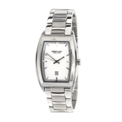 Kenneth Cole Men's Silver Dial Bracelet Watch