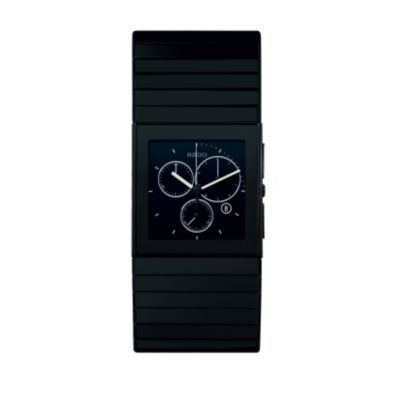 Unbranded Rado Ceramica black chronograph watch