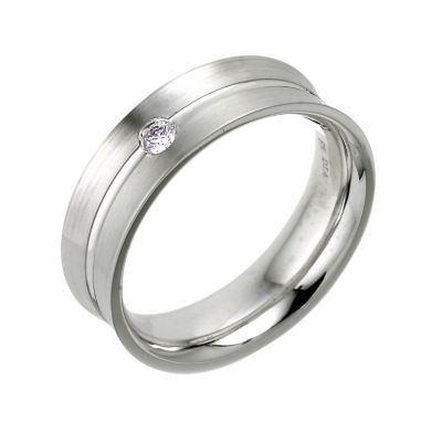 9ct white gold diamond ring - Product number 6152600