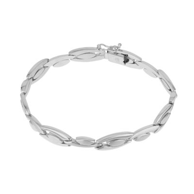 9ct white gold wave bracelet - Product number 6161308